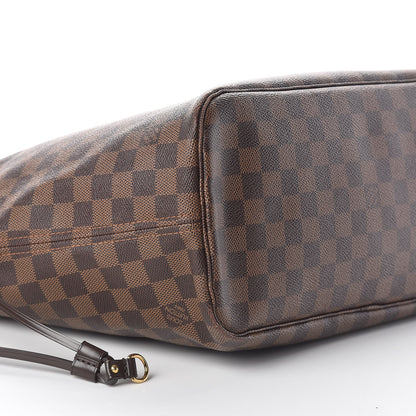 Louis Vuitton Damier Ebene Neo Neverfull MM Rose Ballerine 9 of 10