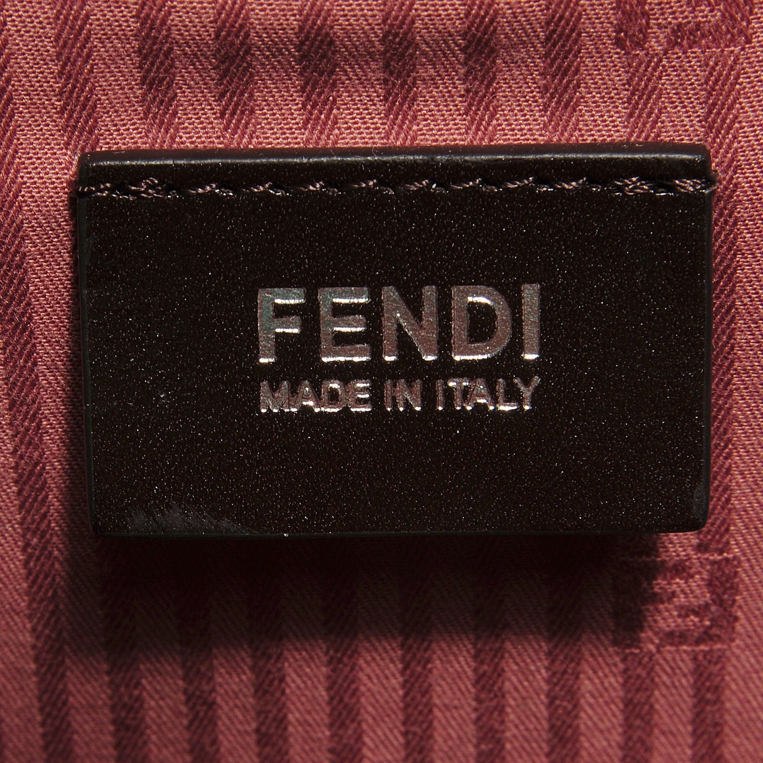 Fendi Vitello Elite Calfskin Colorblock Petite 2Jours Tote Argento Plaster 5 of 11