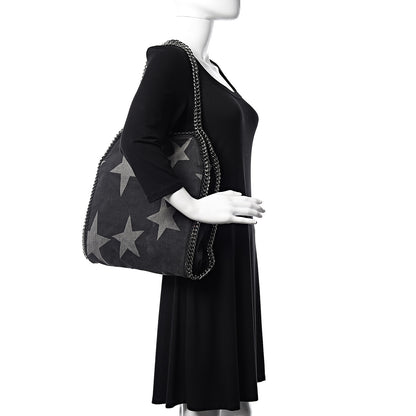 Stella McCartney Denim Star Small Falabella Tote Black 2 of 9