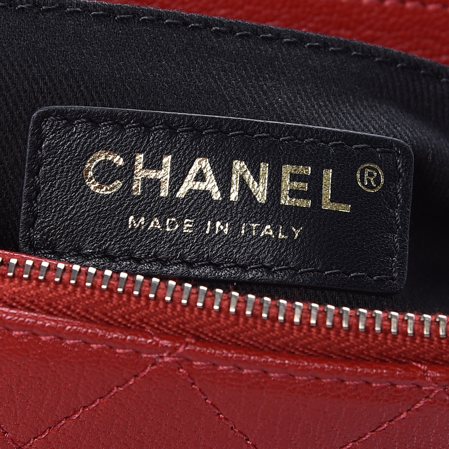 Chanel Shiny Calfskin Goatskin Quilted Small Coco Curve Messenger Flap Red 9 of 11