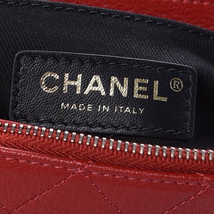 Chanel Shiny Calfskin Goatskin Quilted Small Coco Curve Messenger Flap Red 9 of 11