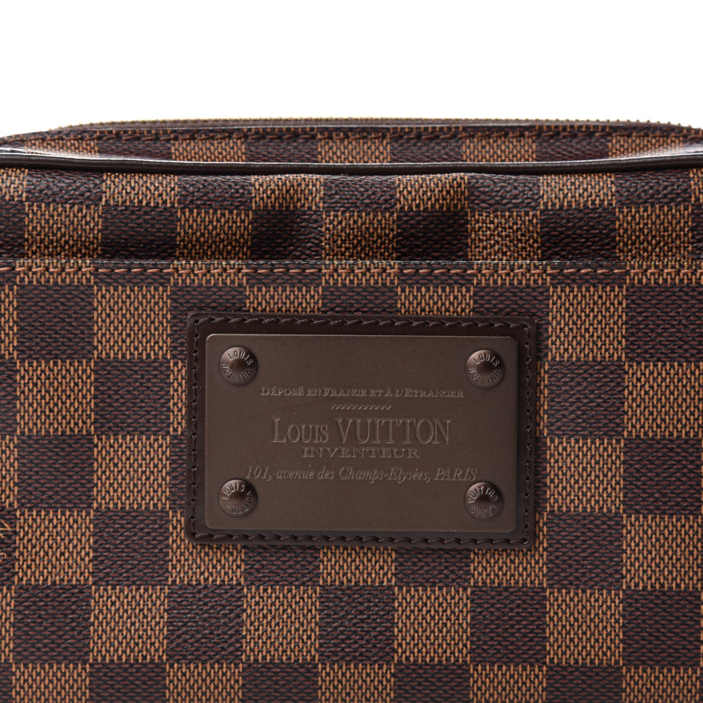Damier Ebene Brooklyn Bum Bag