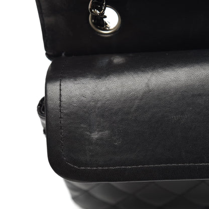 Chanel Patent Quilted Medium Double Flap Black 17 of 19