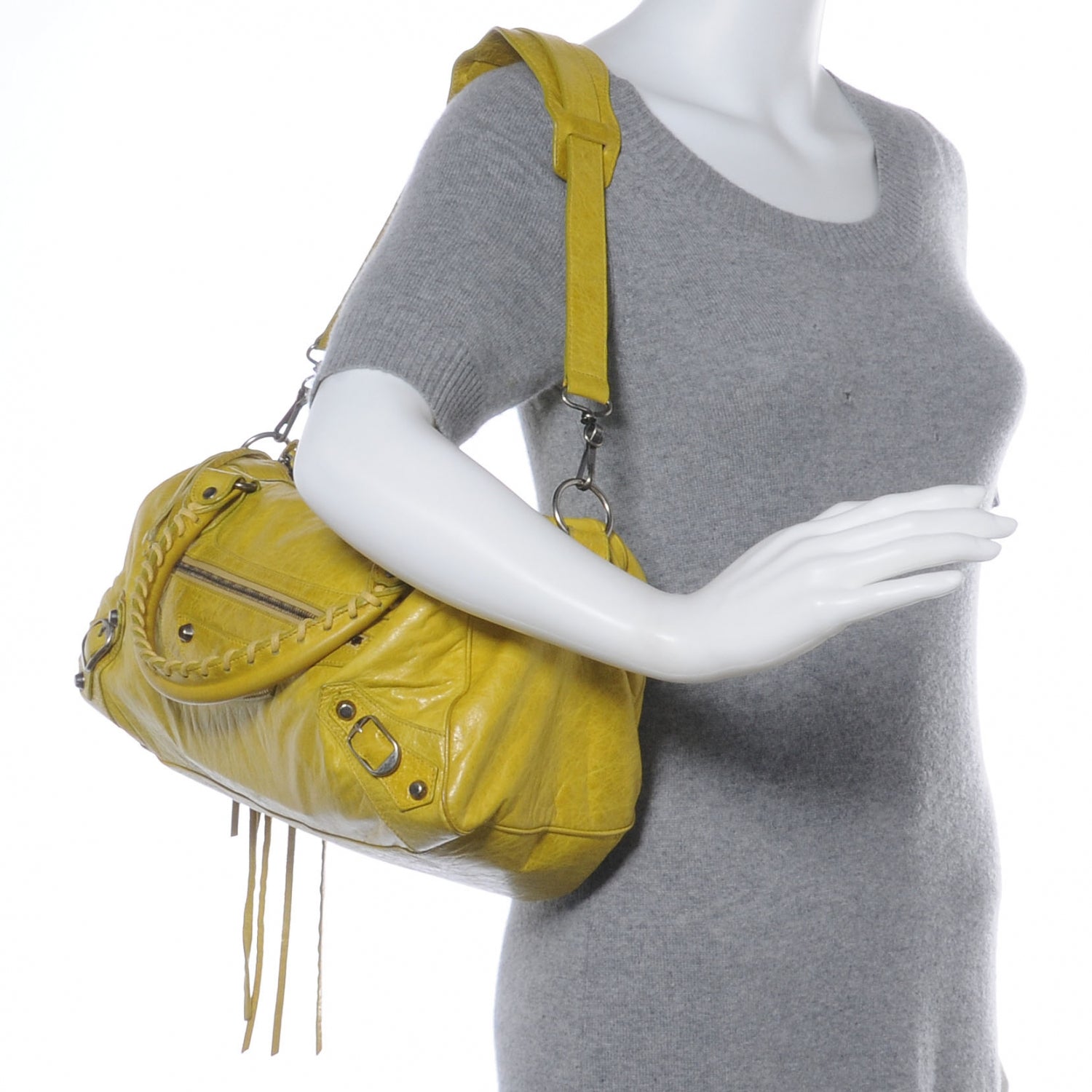 Balenciaga Chevre Twiggy Moutarde 2 of 10