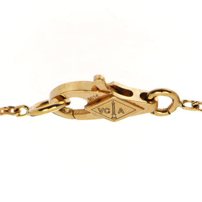 Van Cleef & Arpels 18K Yellow Gold Mother of Pearl Sweet Alhambra Bracelet 4 of 7