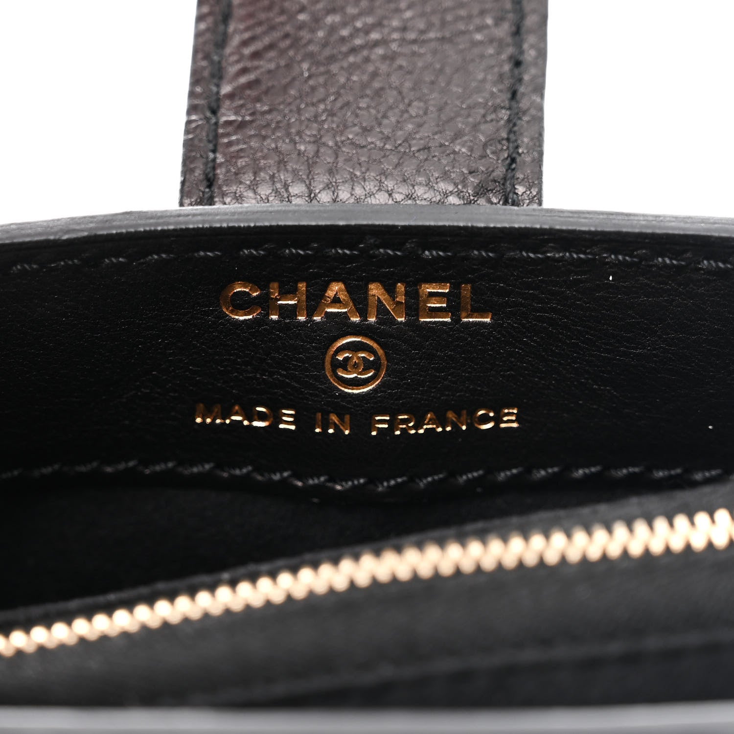 Chanel Calfskin Quilted Pearl Chain Love Symbols Mini Bag Black 8 of 12