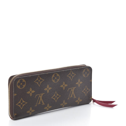 Louis Vuitton Monogram Clemence Wallet Fuchsia 3 of 6