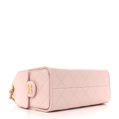 Chanel Caviar Quilted Mini Chanel 25 Handbag Light Pink 4 of 11