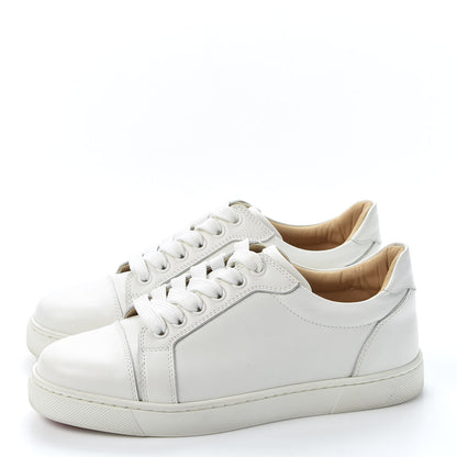 Christian Louboutin Calfskin Vieira Flat Sneakers 35.5 Latte 2 of 10