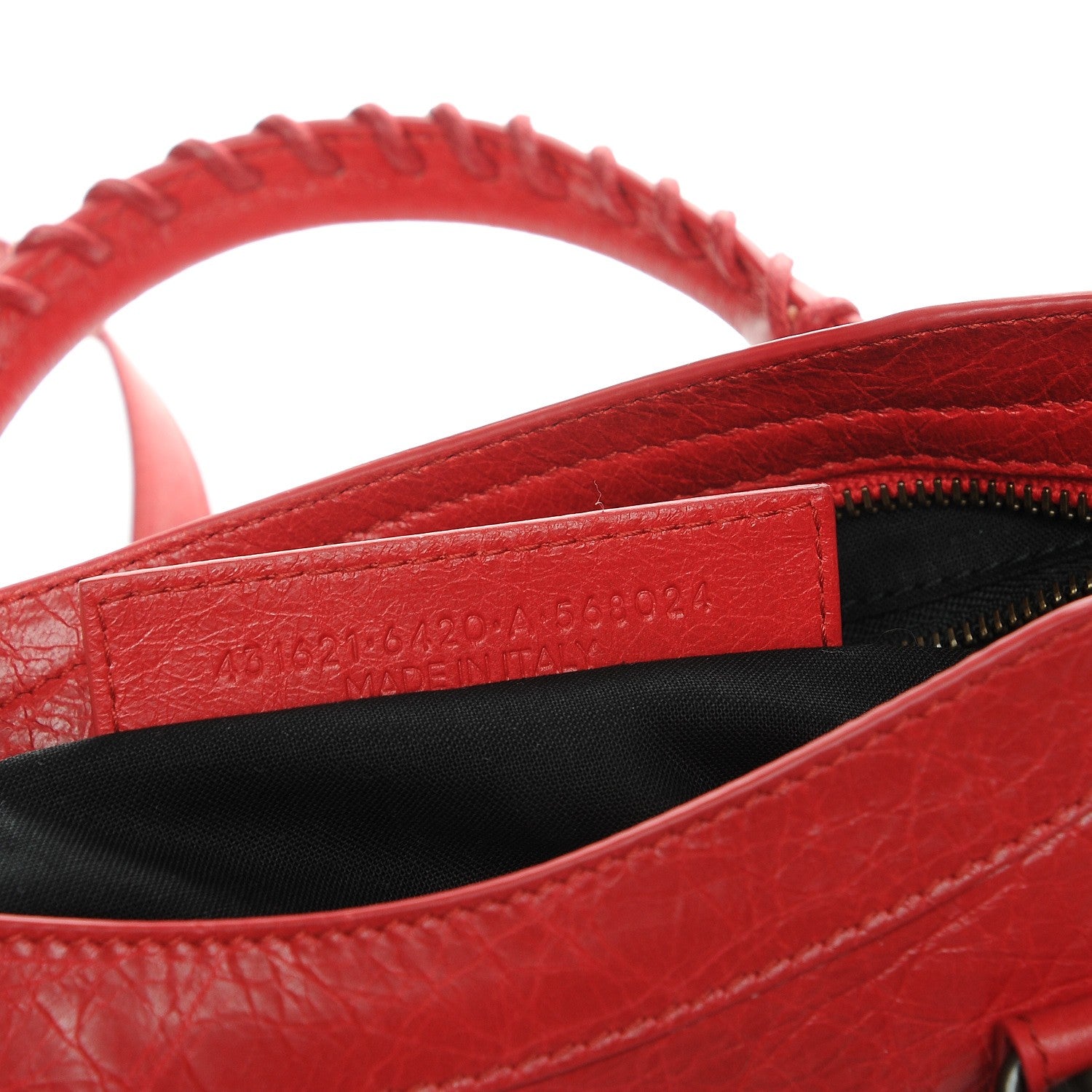 Balenciaga Agneau Classic Hardware S City Rouge Cardinal 8 of 8