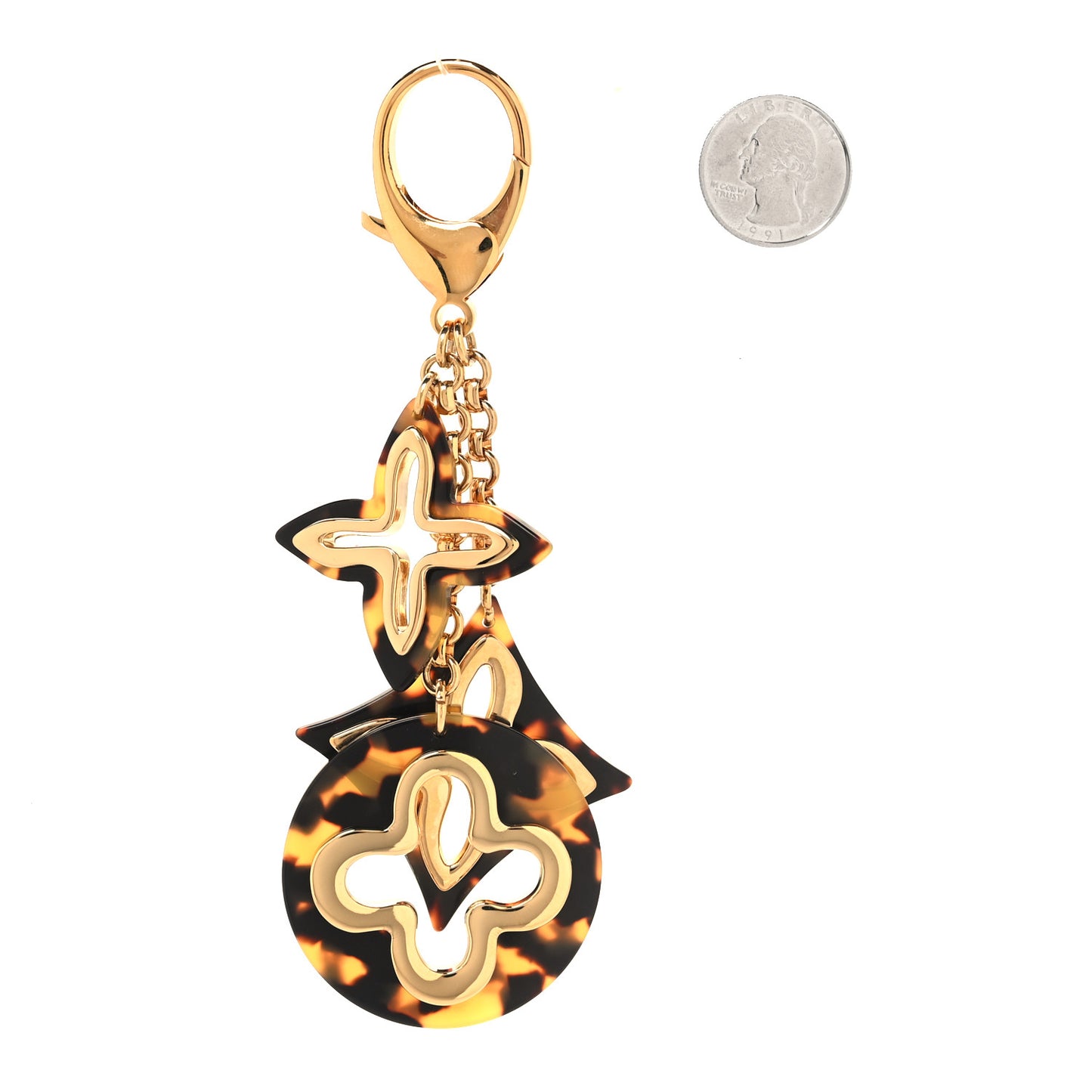 Insolence Bag Charm Ecaille