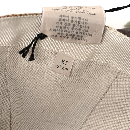 Gucci Monogram Jumbo GG Baseball Hat XS 55 Camel Ebony 8 of 8