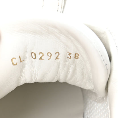 Louis Vuitton Calfskin Damier Azur Run Away Sneakers 38 White 8 of 9