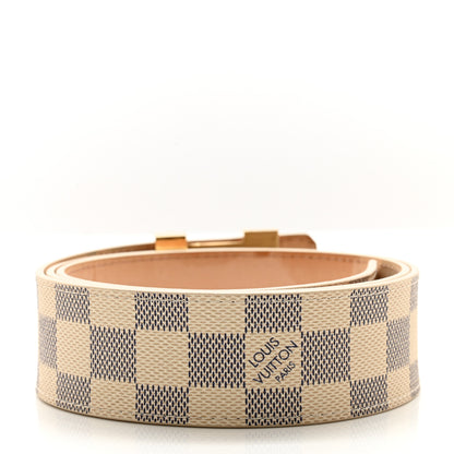 Louis Vuitton Damier Azur LV Initiales Belt 90 36 2 of 10