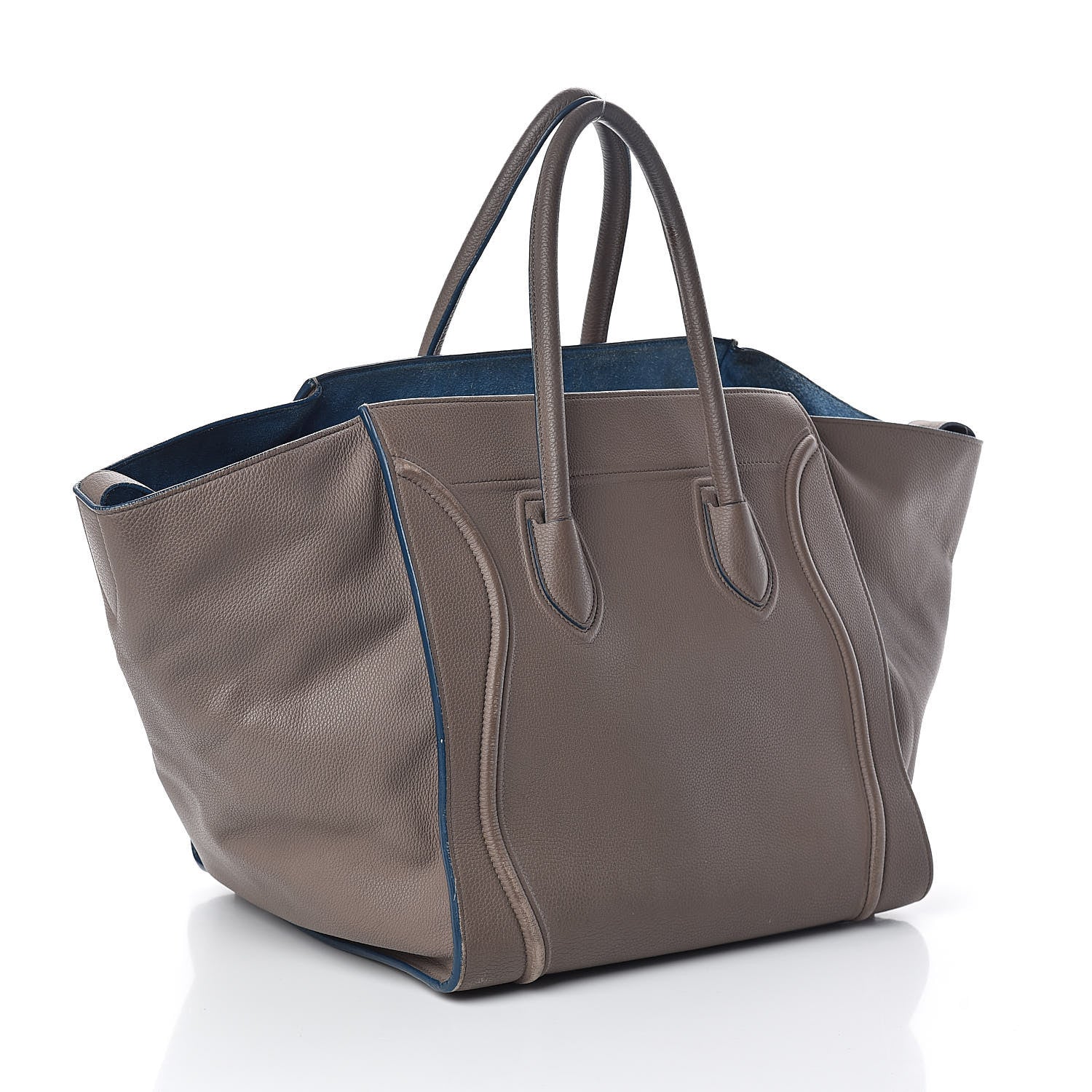 Celine Baby Grained Calfskin Medium Phantom Luggage Taupe 3 of 16