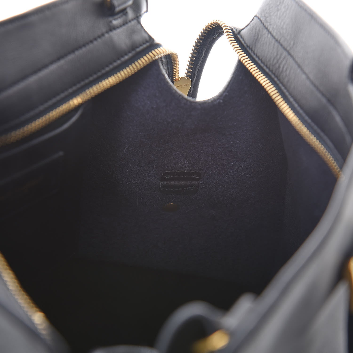 Saint Laurent Calfskin Small Classic Y Cabas Navy Blue 8 of 20