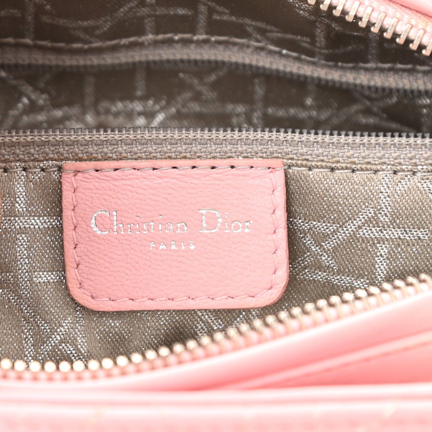 Christian Dior Lambskin Cannage Medium Lady Dior Light Pink 6 of 16