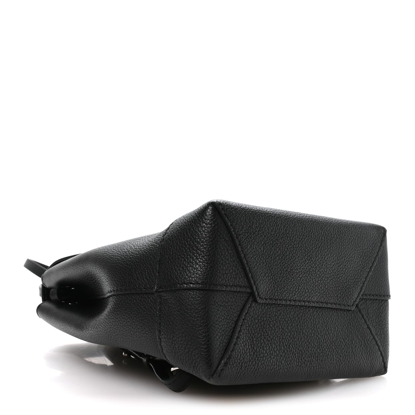 Calfskin Lockme Mini Backpack Black