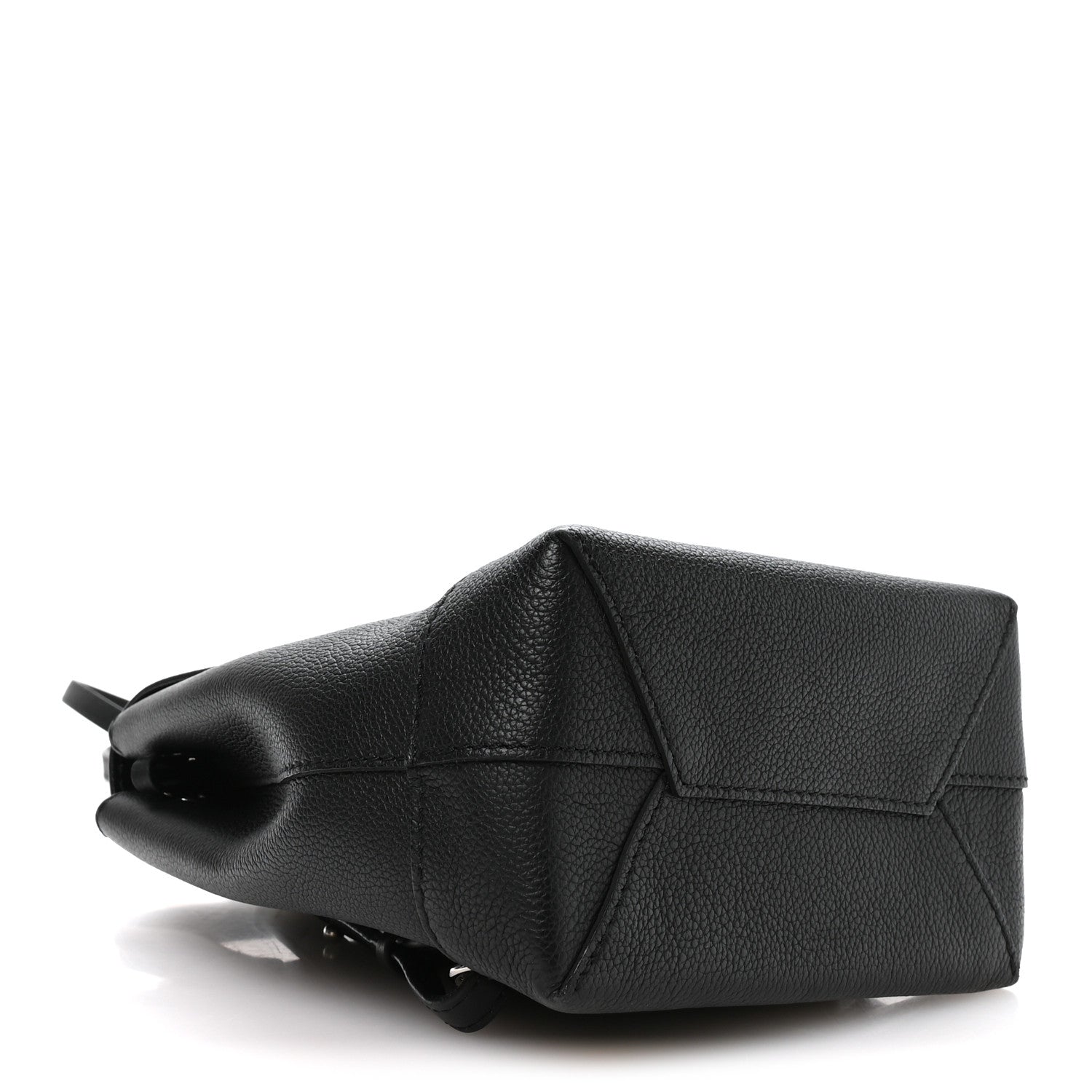 Louis Vuitton Calfskin Lockme Mini Backpack Black 3 of 9