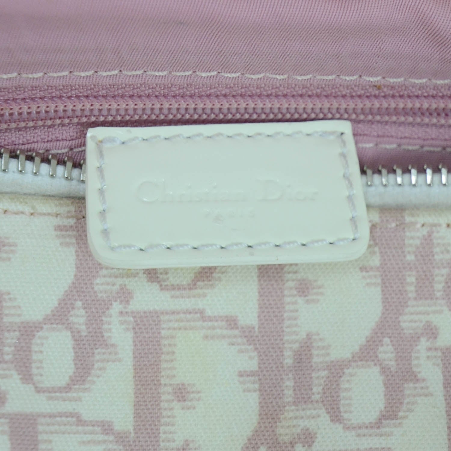 Christian Dior Monogram Girly Boston Bag Pink 10 of 12