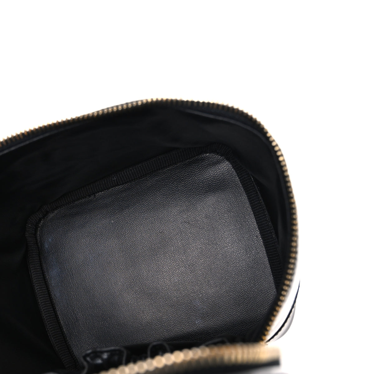 Chanel Patent Timeless Vanity Cosmetic Case Black 5 of 8
