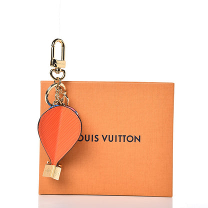 Louis Vuitton Calfskin Epi Monogram In The Air Bag Charm Key Holder Rose 4 of 4