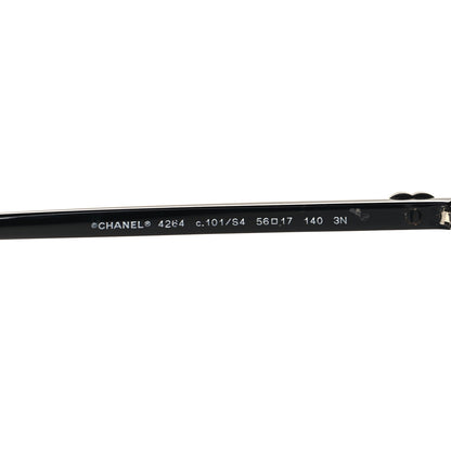 Chanel Pantos Sunglasses 4264 Black Grey 5 of 8