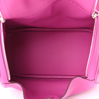 Hermes Taurillon Clemence Lindy 26 Magnolia 5 of 10