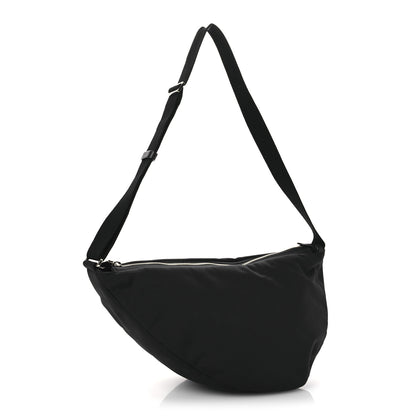 The Row Nylon Small Slouchy Banana Bag Black 3 of 11