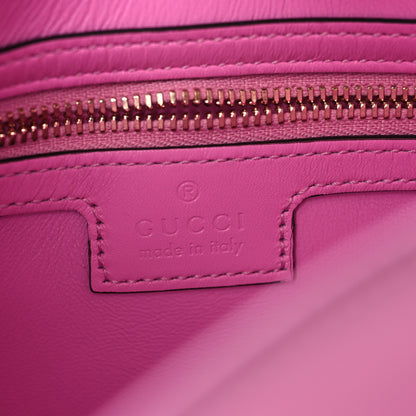 Gucci Ancora Calfskin Web Medium Jackie 1961 Hobo Pink 6 of 10