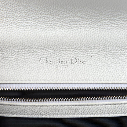 Christian Dior Grained Calfskin Small Diorama Flap Bag White 18 of 20