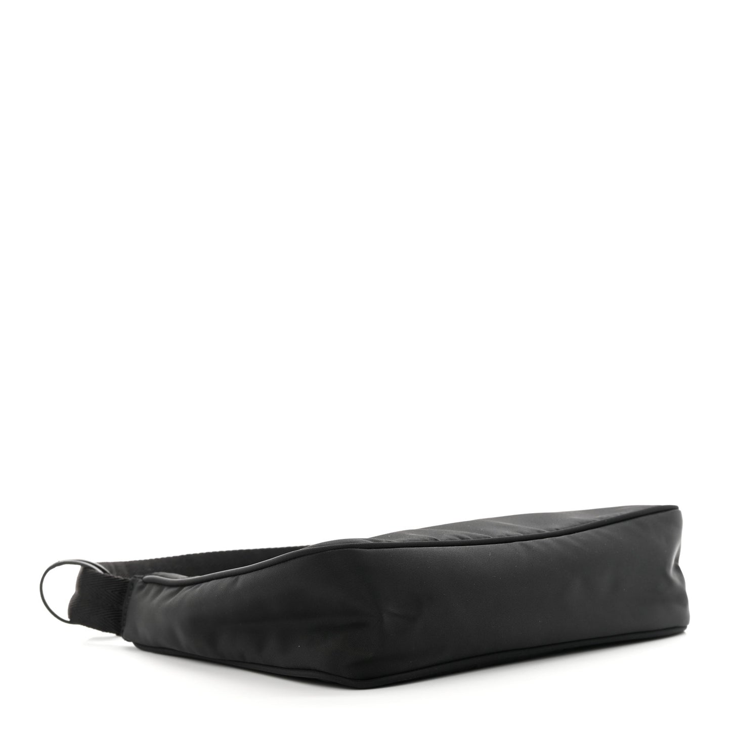 Tessuto Nylon Saffiano Lunar New Year Mini Re-Edition 2000 Bag Black Fuoco