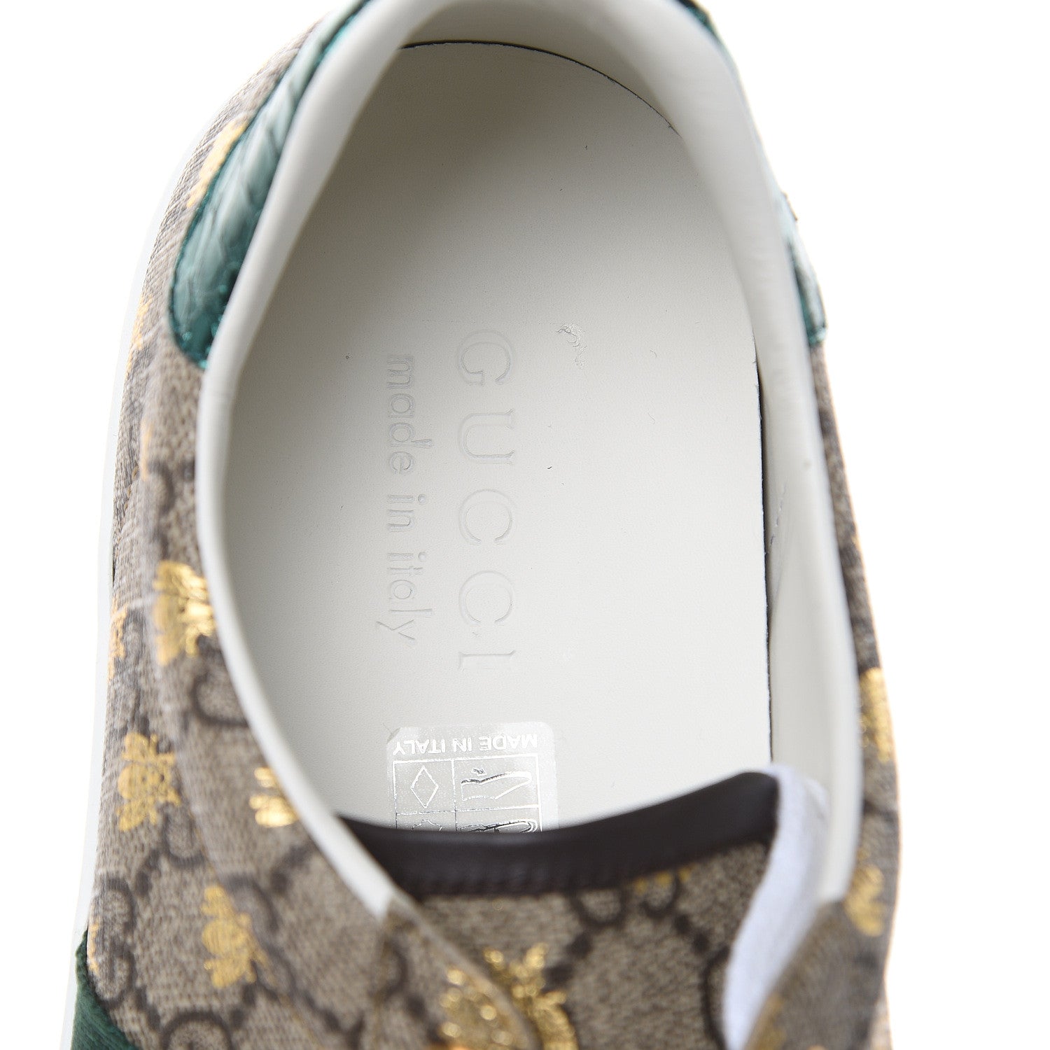 Gucci GG Supreme Monogram Ayers Mens Ace Bee Sneaker 8 8 of 11