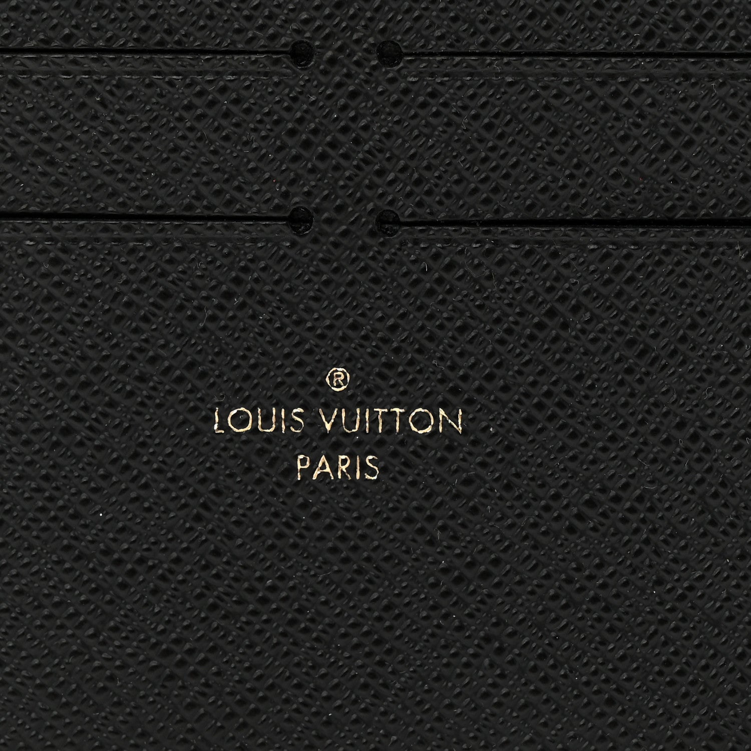 Louis Vuitton Calfskin Felicie Chain Wallet Card Holder Insert Black 6 of 6