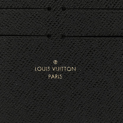 Louis Vuitton Calfskin Felicie Chain Wallet Card Holder Insert Black 6 of 6