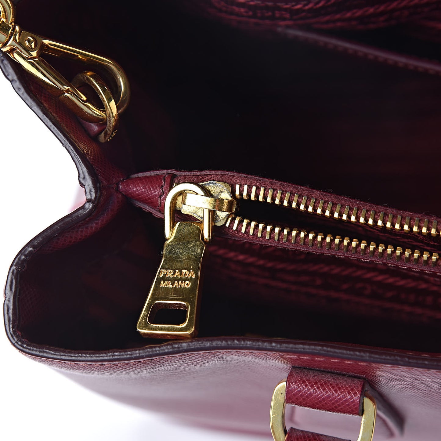 Saffiano Medium Tote Cherry