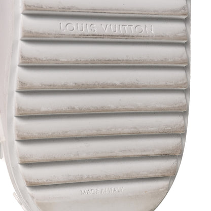 Louis Vuitton LV X YK Calfskin Printed Infinity Dots Time Out Sneakers 38.5 White 7 of 8