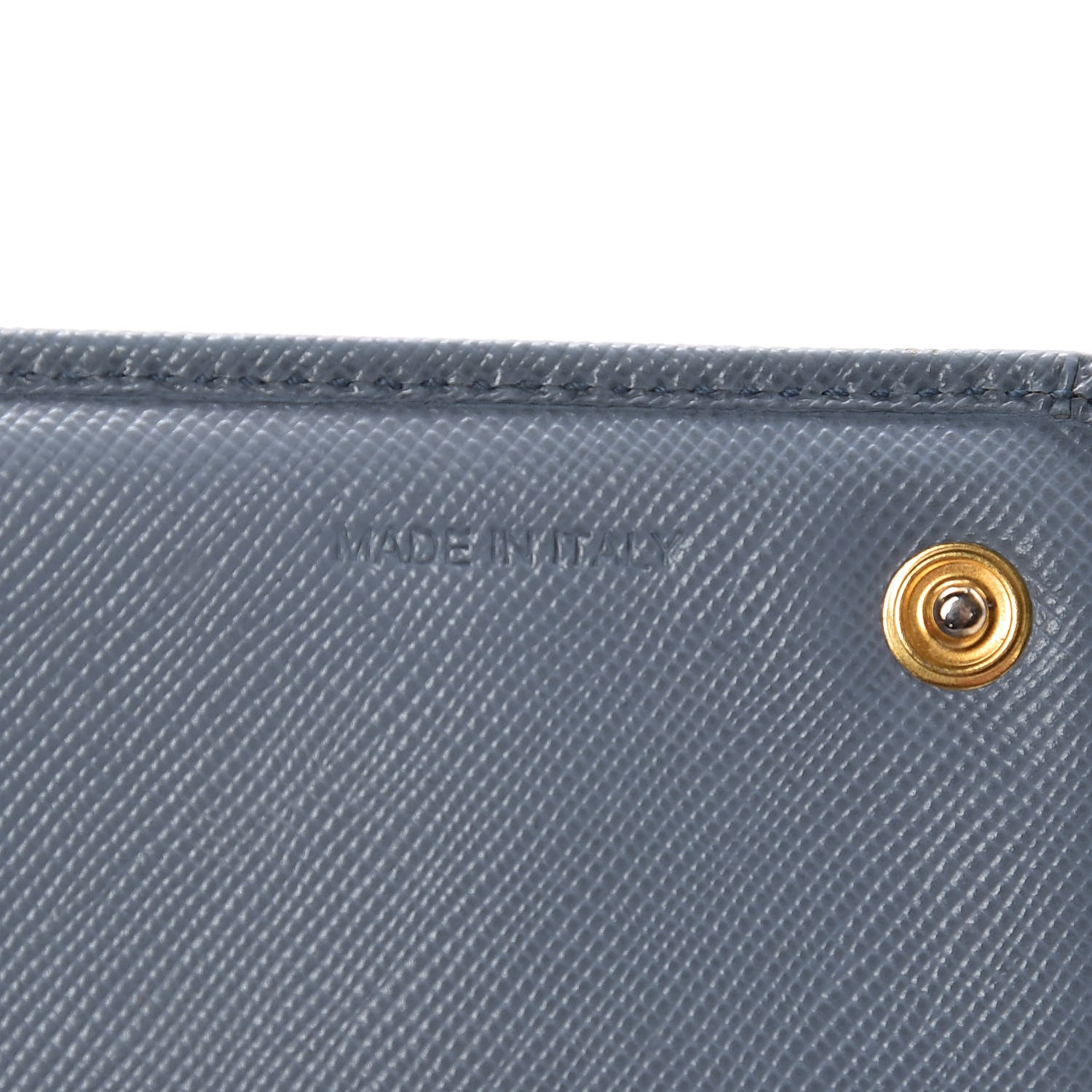 Prada Saffiano Metal Continental Flap Travel Wallet Astrale 10 of 19