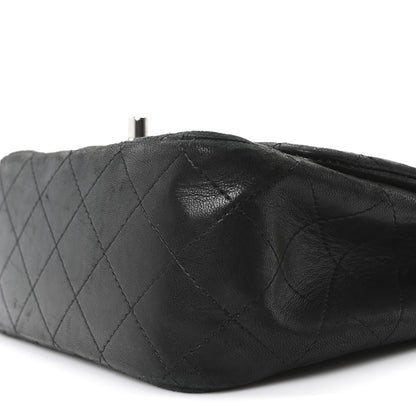 Chanel Lambskin Quilted Mini Square Flap Black 10 of 10