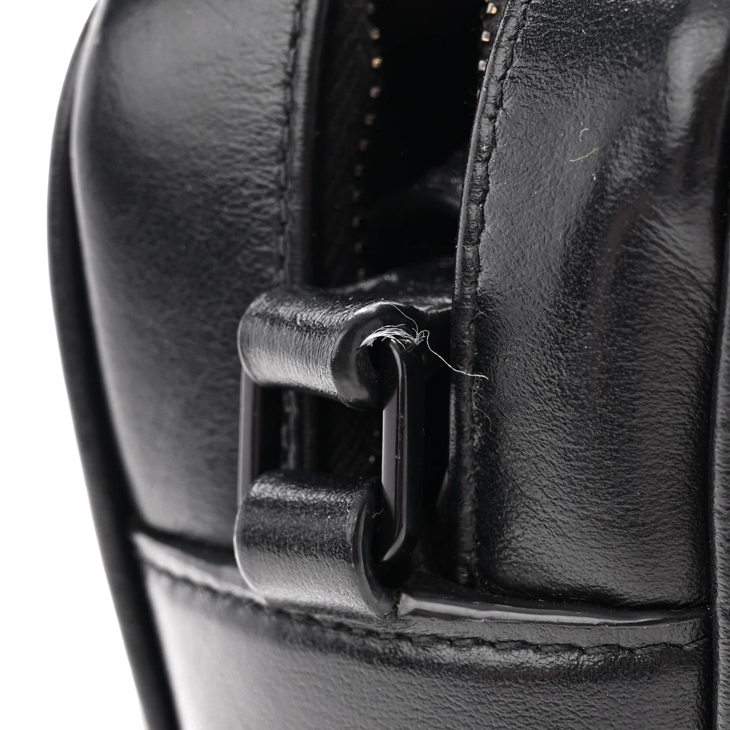 Calfskin Matelasse Monogram Monochrome Lou Camera Bag Black