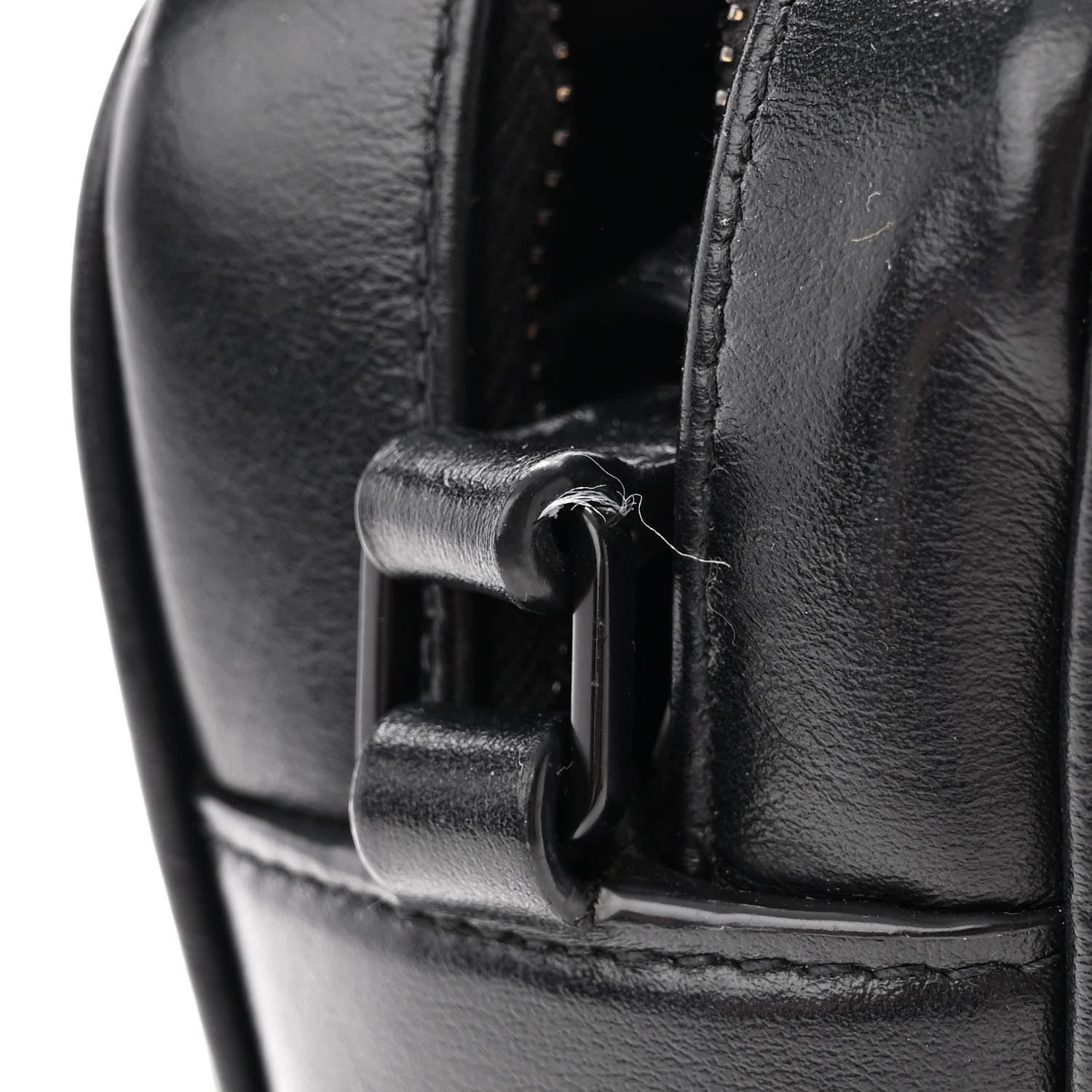 Saint Laurent Calfskin Matelasse Monogram Monochrome Lou Camera Bag Black 11 of 13