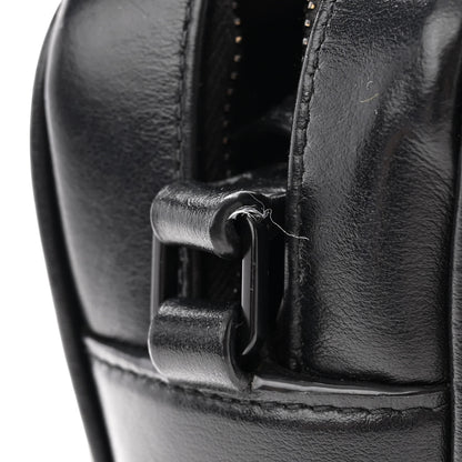 Saint Laurent Calfskin Matelasse Monogram Monochrome Lou Camera Bag Black 11 of 13