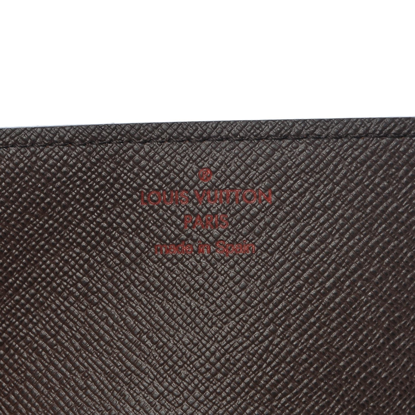 Damier Ebene Business Card Holder