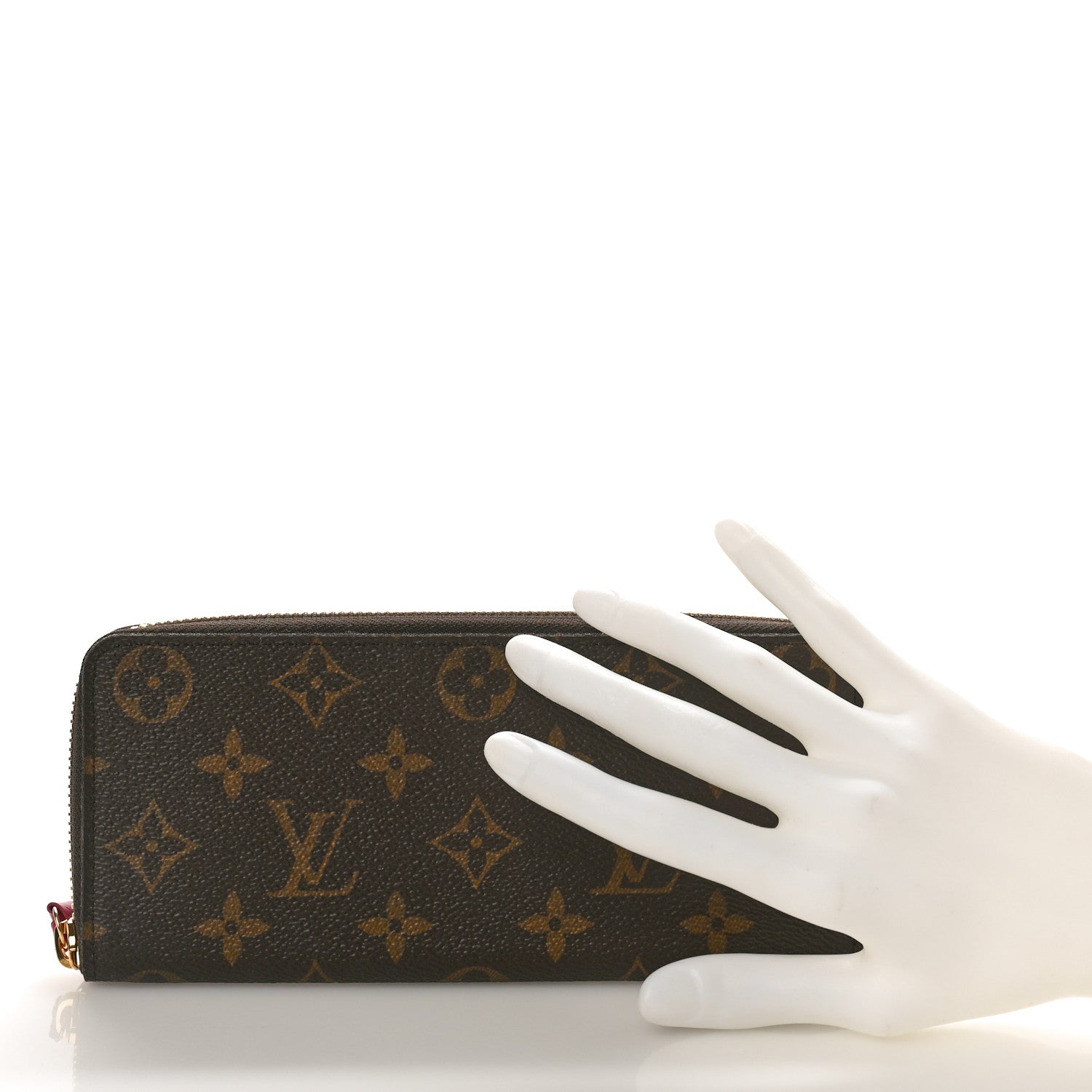 Louis Vuitton Monogram Clemence Wallet Fuchsia 2 of 8