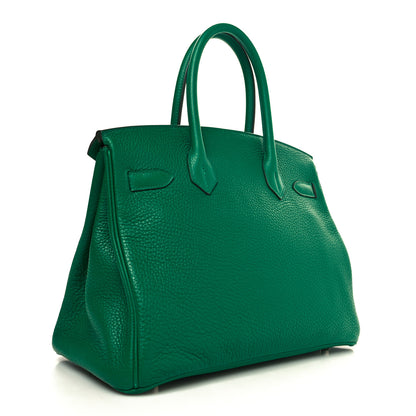 Hermes Togo Verson Birkin 30 Vert Vertigo Vert Fonce 3 of 12