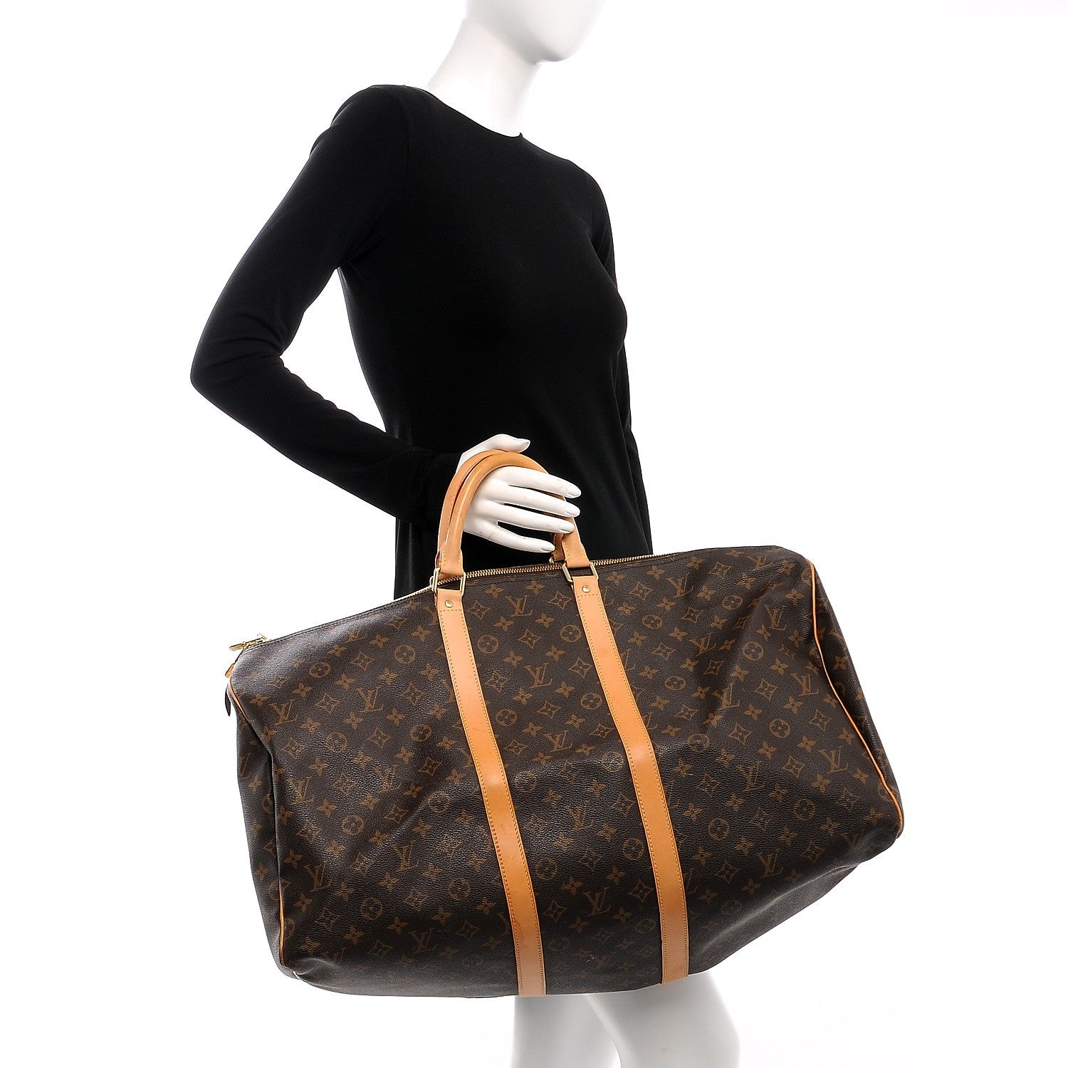 Louis Vuitton Monogram Keepall 55 2 of 9