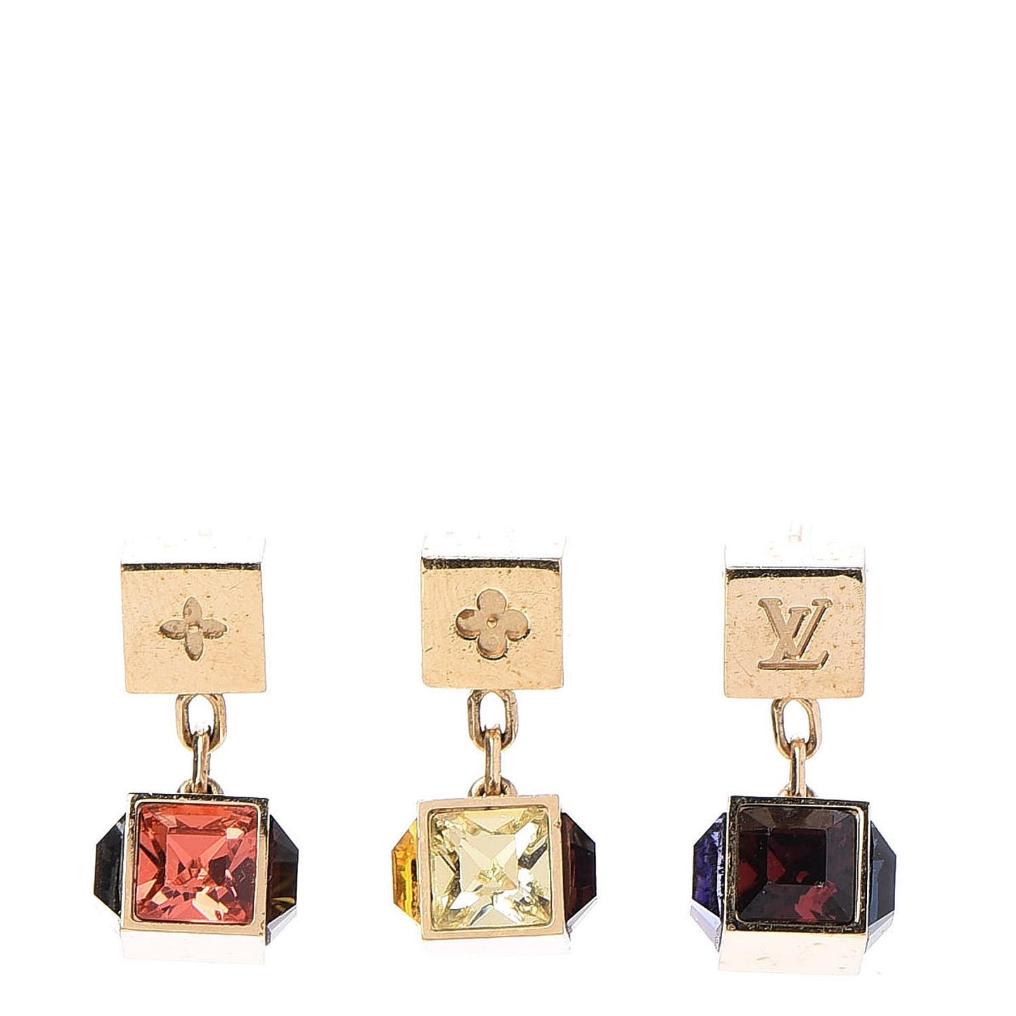 Swarovski Gamble Earring Set Sunset Gold