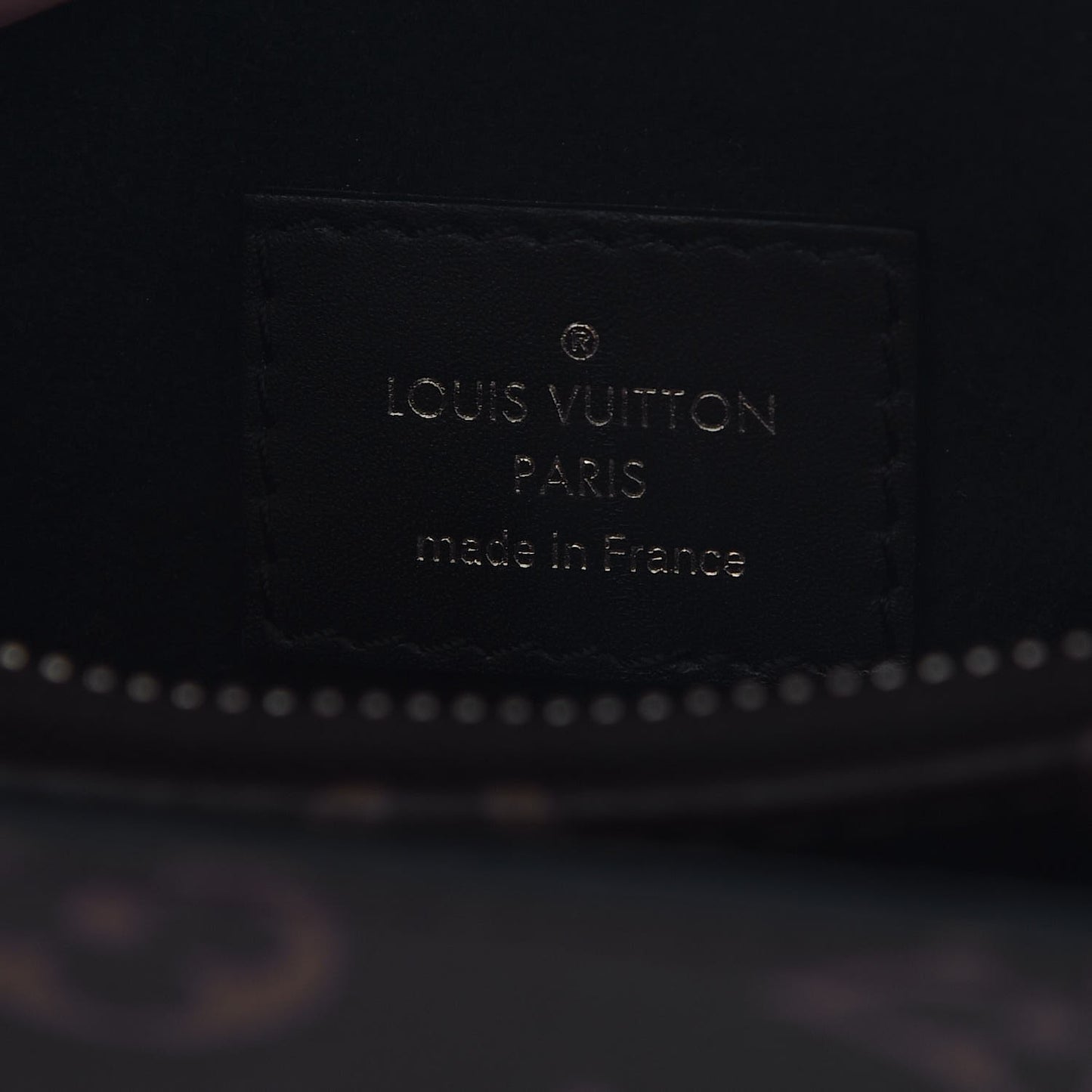Monogram Flower Tote Black
