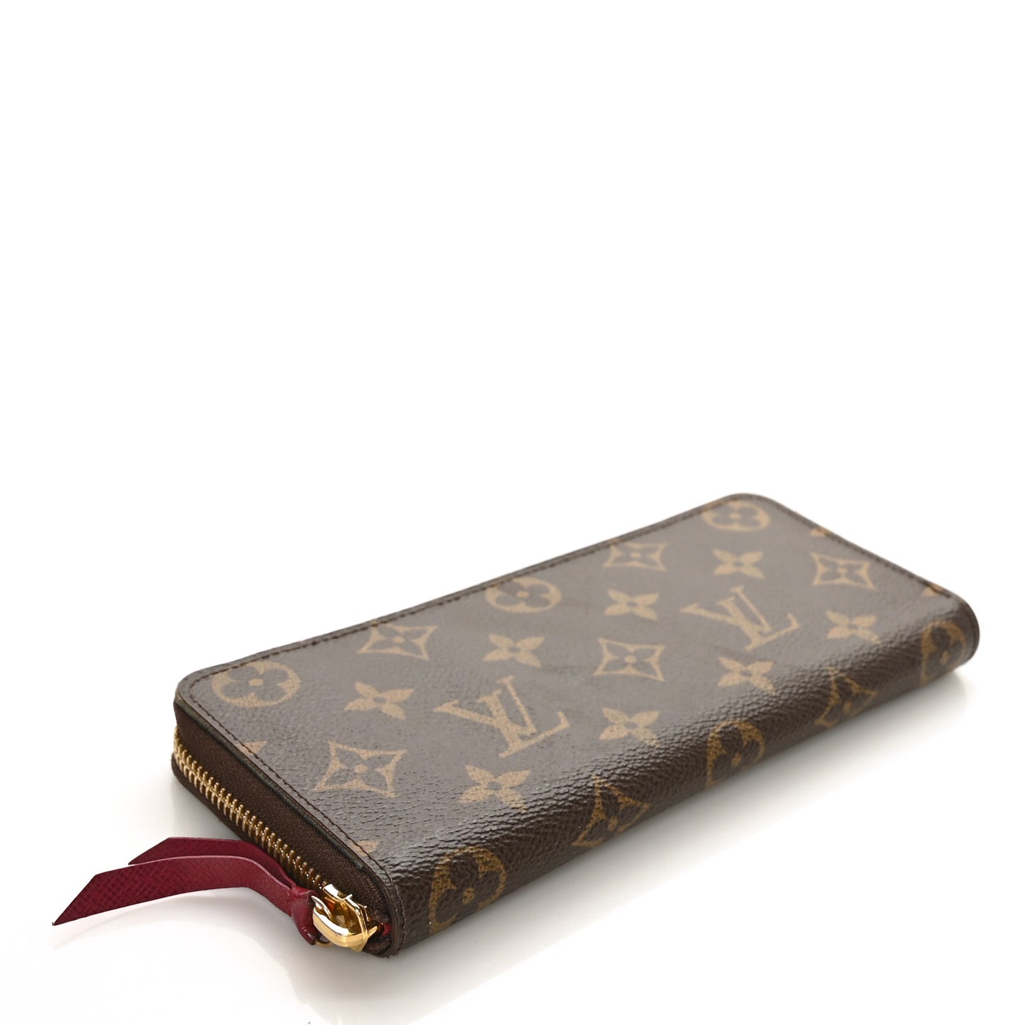Monogram Clemence Wallet Fuchsia
