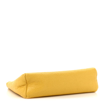 Chanel Caviar Timeless CC Cosmetic Pouch Yellow 4 of 15
